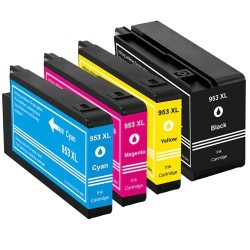 Pack HP953 XL recyclée Cartouche HP recyclée compatible imprimantes HP