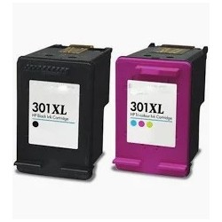 HP 301 Duo noire et couleur recyclée Cartouche HP recyclée compatible imprimantes HP
