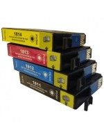 Pack Epson T1811 à T1814 XL compatible noire/cyan/magenta/jaune