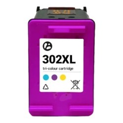 HP 302 XXL col recyclée Cartouche HP recyclée compatible imprimantes HP