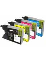 Pack Brother compatible LC1240 / LC1280  Brother compatible (4 cartouches) Cartouche Brother compatible imprimantes Brother