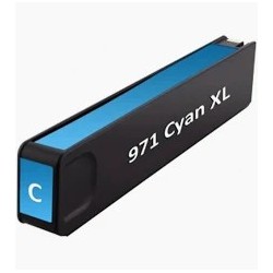 HP971XL cyan recyclé Cartouche HP recyclée compatible imprimantes HP