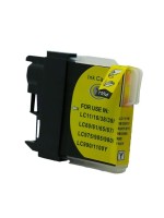 Brother compatible LC1100 / LC980 / LC985  XL jaune Cartouche Brother compatible imprimantes Brother