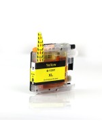 Brother compatible LC125 XL jaune Cartouche Brother compatible imprimantes Brother