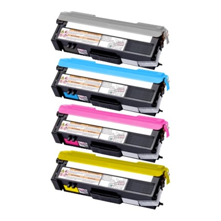 Pack Toners Brother Compatible TN320 / TN325 / TN326 / TN328 / TN329 (4 toners)  Cartouche Toner Tambour Brother compatible impr