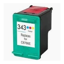 HP 343  couleur recyclée Cartouche HP recyclée compatible imprimantes HP