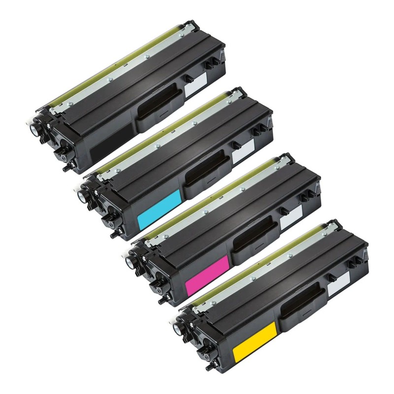 Pack Toners Brother Compatible TN910 9K (4 toners) Cartouche Toner Tambour Brother compatible imprimantes Brother