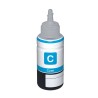 Encre liquide en flacon compatible Epson 102/103/104/107/T6641/T6731 Cyan