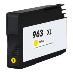 HP963 XL jaune recyclée  Cartouche HP recyclée compatible imprimantes HP